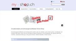 Desktop Screenshot of my-shop.ch