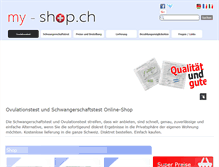 Tablet Screenshot of my-shop.ch